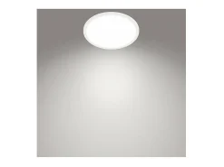Ledkia TechBrey Plafón LED 15W PHILIPS CL550 SuperSlim IP44 Regulable 3 Niveles Transparente Discount
