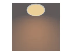 Ledkia Plafón-TechBrey Plafón LED 22W PHILIPS CL550 SuperSlim IP20 Regulable 3 Niveles Transparente