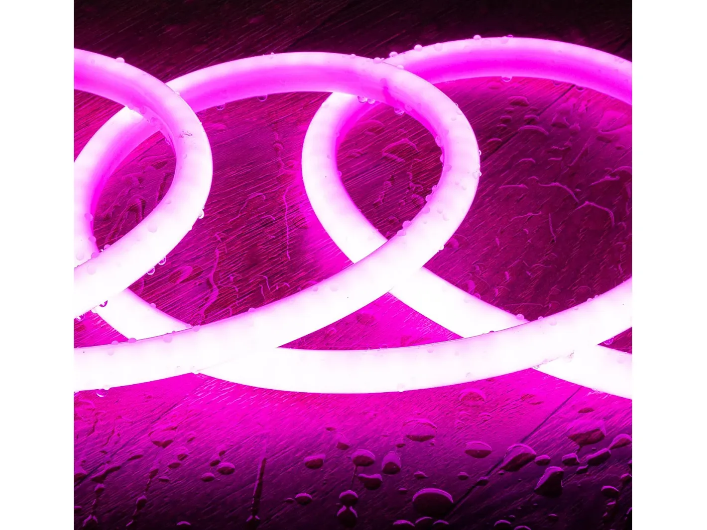 Ledkia TechBrey Tira LED Neón Regulable 220V BOBINA 50m Circular SFLEX14 8W/m Corte 100cm IP65 Transparente