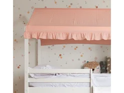 Ropa De Cama-Techo para litera litera Casita 105 algodón 70x189/164x133cm Rosa