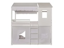 Best Techo para litera Montessori algodón 90x196cm Blanco
