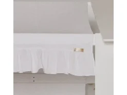 Best Techo para litera Montessori algodón 90x196cm Blanco