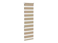 Ropa De Casa-Tejido para estor cebra color marrón arena ancho 45,9 cm poliéster Marru00f3n