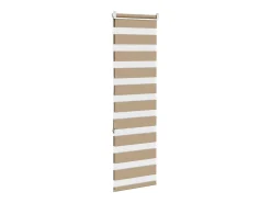 Ropa De Casa-Tejido para estor cebra color marrón arena ancho 35,9 cm poliéster Marru00f3n