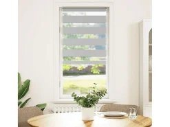 Ropa De Casa-Tejido para estor cebra claro ancho 55,9 cm poliéster Gris