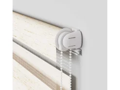 Ropa De Casa-Tejido para estor cebra jaspeado ancho 65,9 cm poliéster Beige