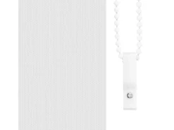 Tejido para estor enrollable opaco ancho 116,6 cm poliéster Blanco Discount