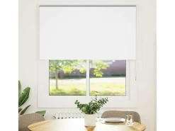 Ropa De Casa-Tejido para estor enrollable opaco ancho 121,6 cm poliéster Blanco