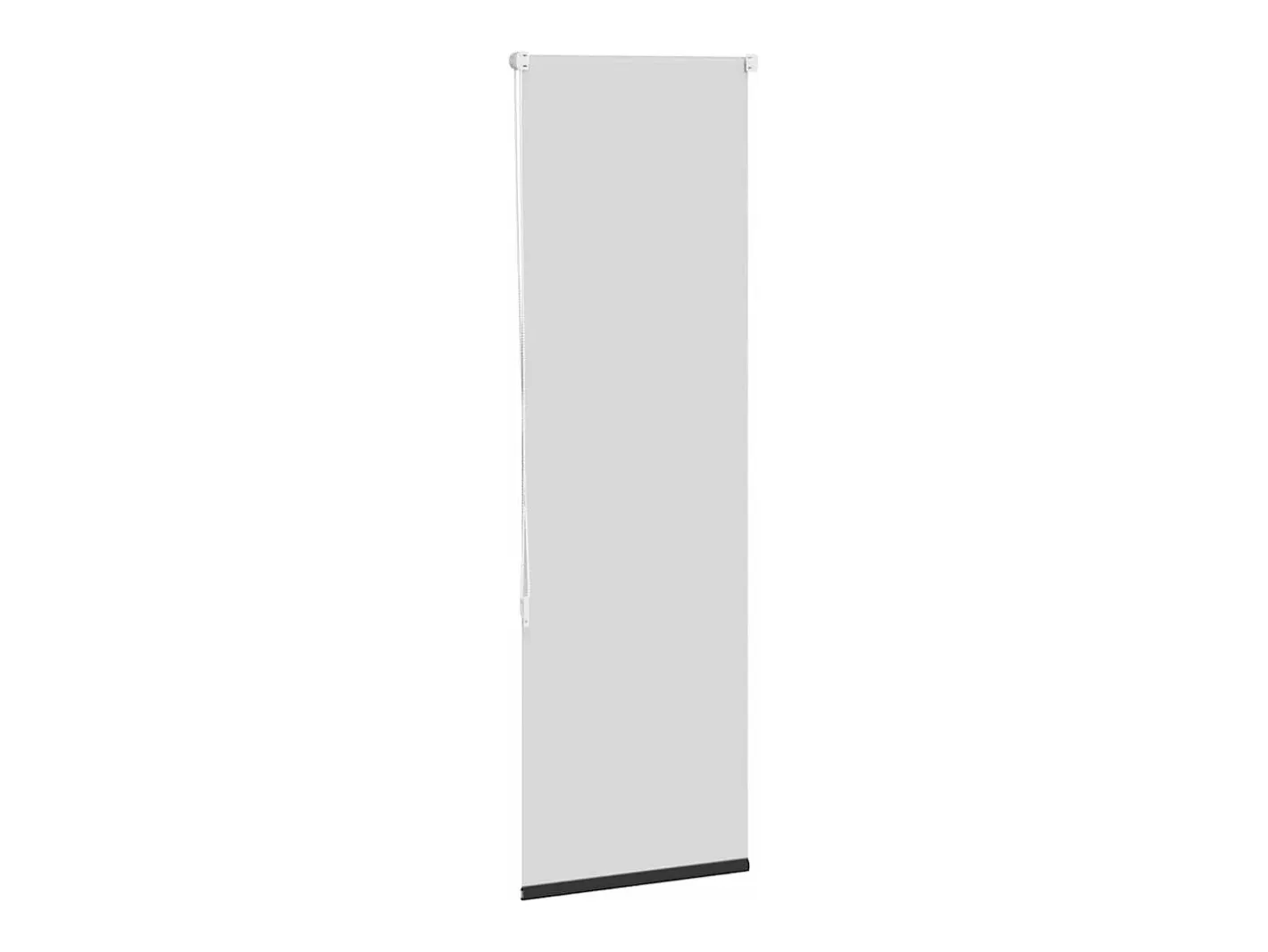 Tejido para estor enrollable opaco ancho 55,7 cm poliéster Negro Best