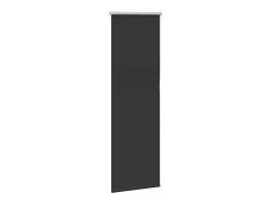Tejido para estor enrollable opaco ancho 55,7 cm poliéster Negro Best