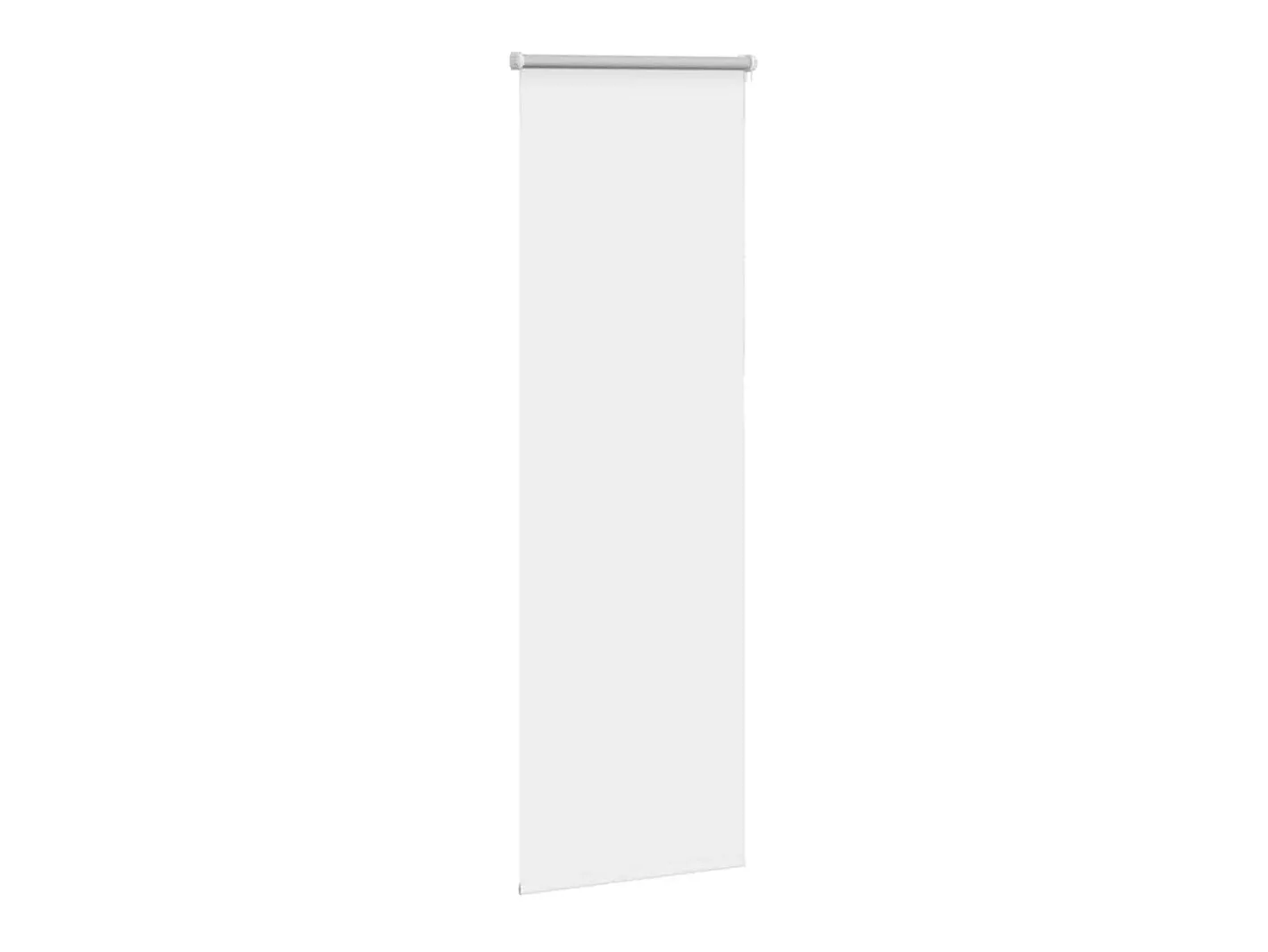 Tejido para estor enrollable opaco ancho 55,7 cm poliéster Blanco