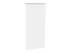 Tejido para estor enrollable opaco ancho 80,7 cm poliéster Blanco Hot
