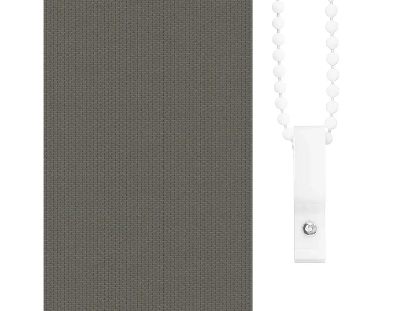 Tejido para estor enrollable opaco ancho 95,7 cm poliéster Gris New