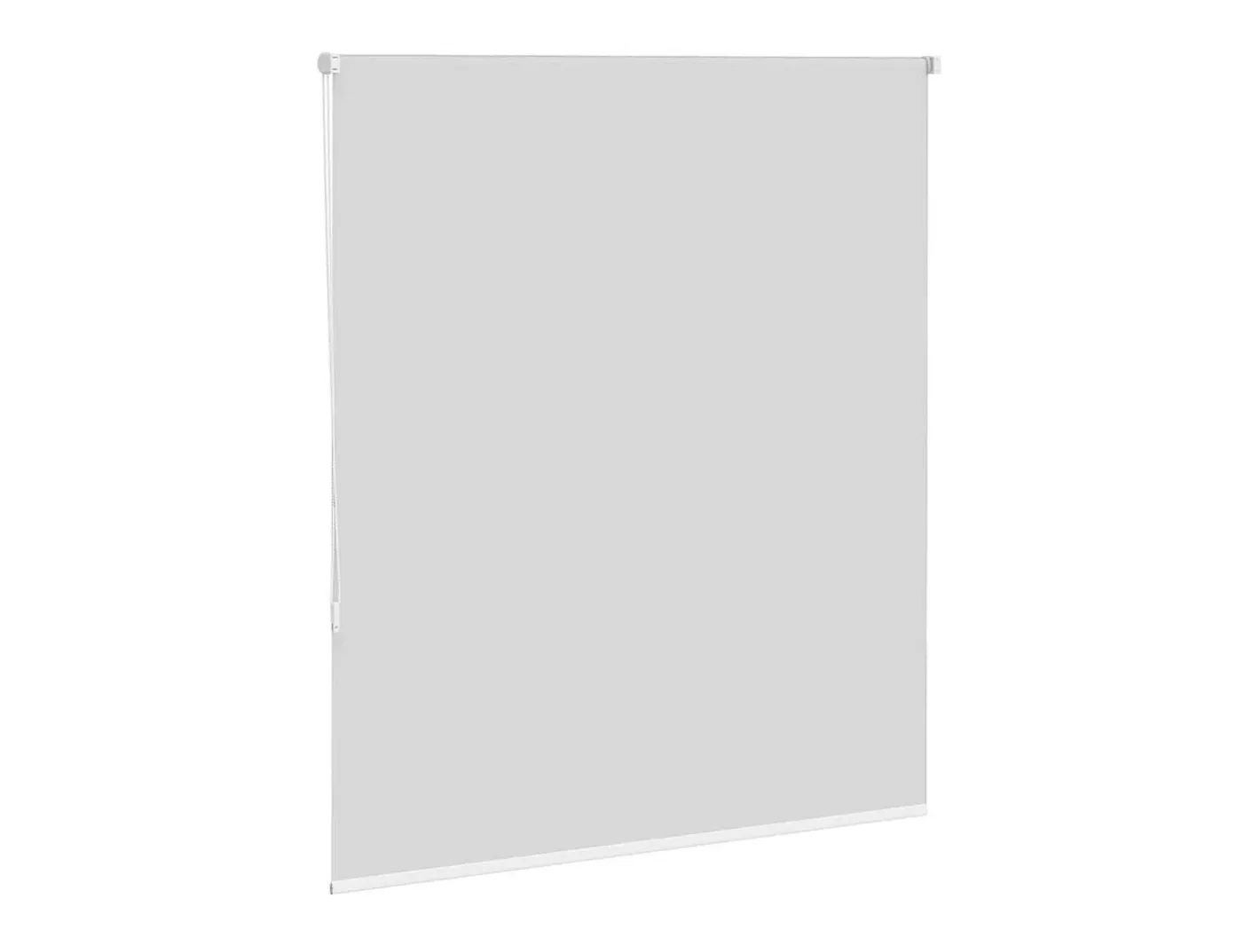 Tejido para estor enrollable opaco ancho 136,6 cm poliéster Blanco Best