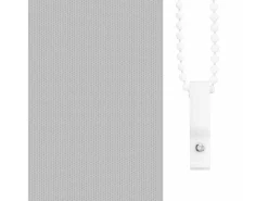 Tejido para estor enrollable opaco ancho 70,7 cm poliéster Gris Discount