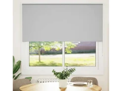 Ropa De Casa-Tejido para estor enrollable opaco ancho 156,6 cm poliéster Gris