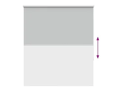 Ropa De Casa-Tejido para estor enrollable opaco ancho 121,6 cm poliéster Gris