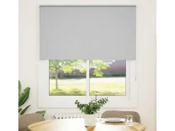 Ropa De Casa-Tejido para estor enrollable opaco ancho 121,6 cm poliéster Gris