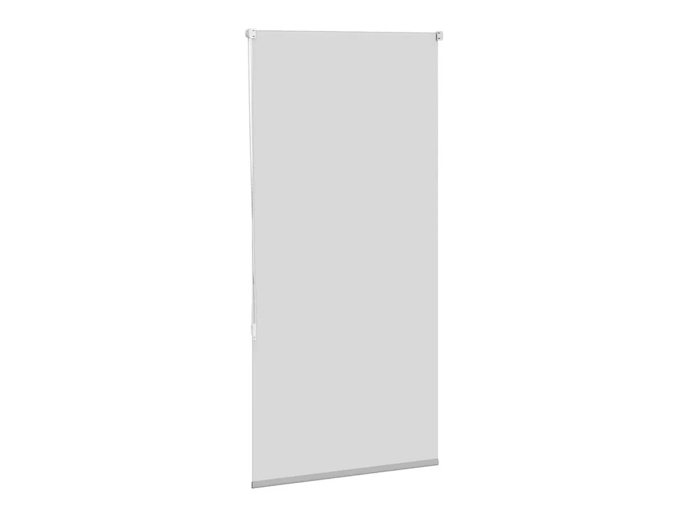 Tejido para estor enrollable opaco ancho 80,7 cm poliéster Gris Clearance