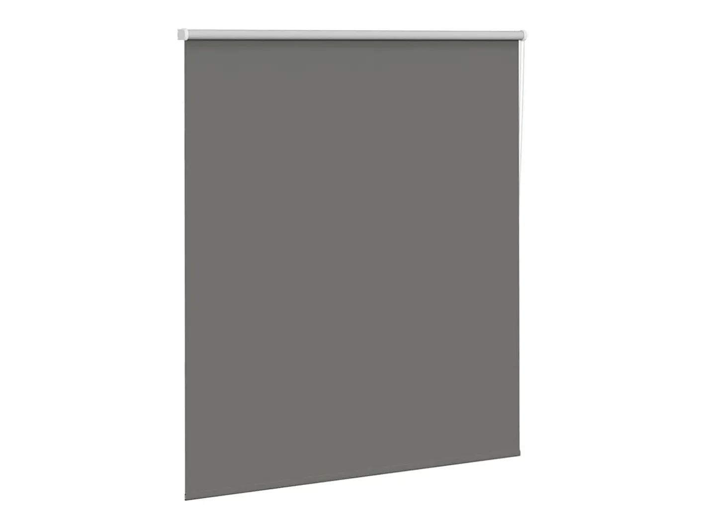 Ropa De Casa-Tejido para estor enrollable opaco ancho 121,6 cm poliéster Gris