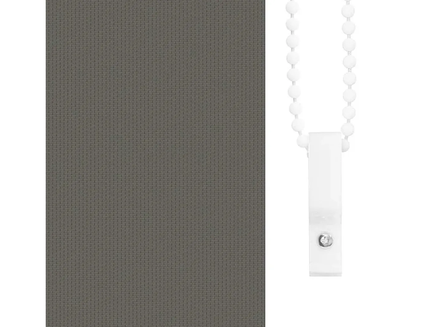 Ropa De Casa-Tejido para estor enrollable opaco ancho 121,6 cm poliéster Gris