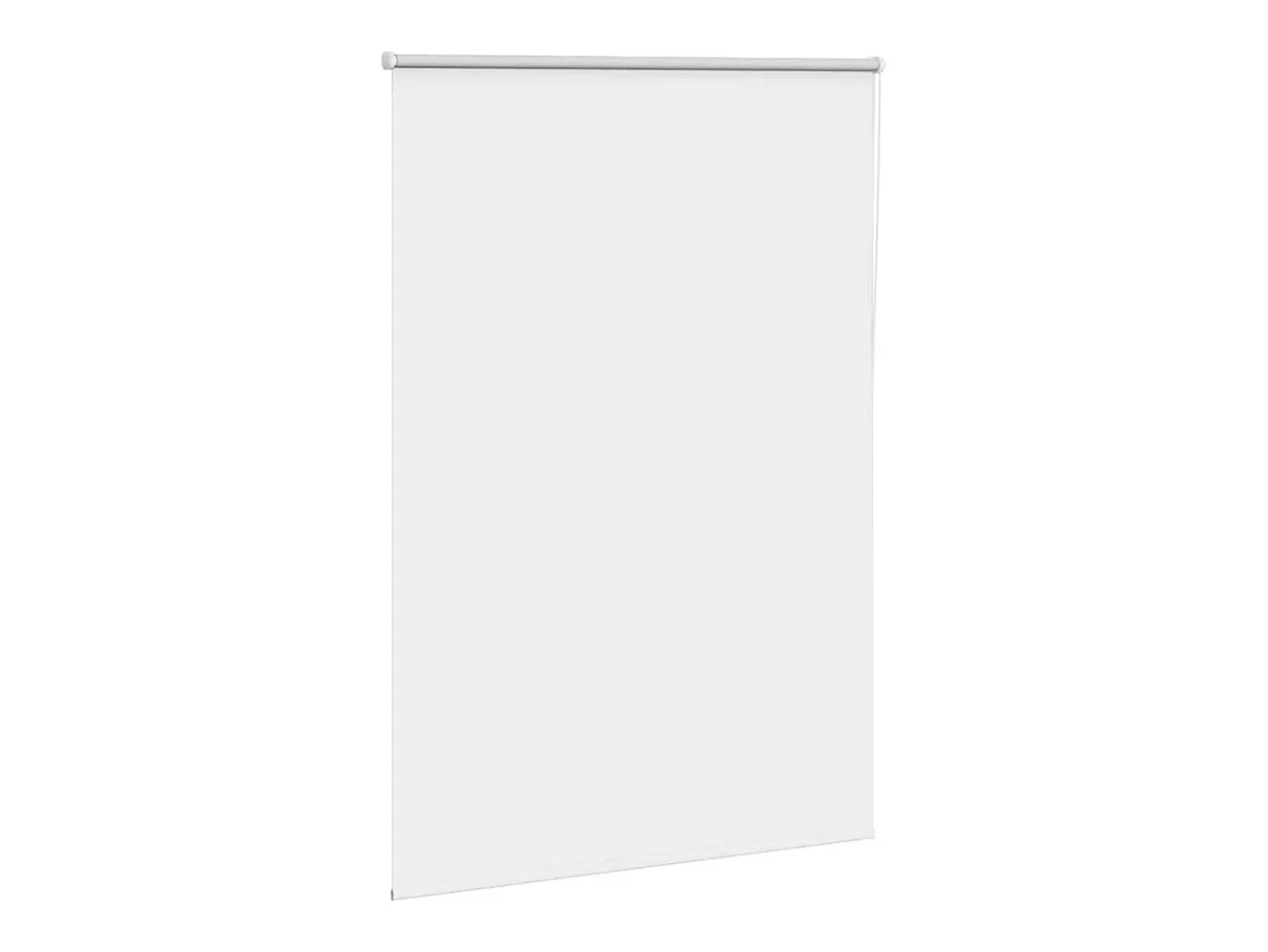 Tejido para estor enrollable opaco ancho 90,7 cm poliéster Blanco