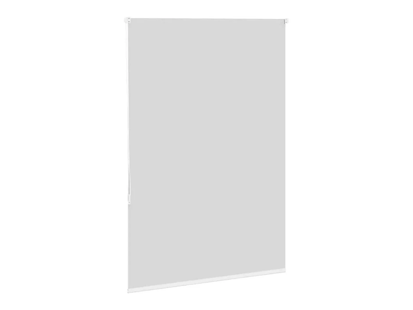 Tejido para estor enrollable opaco ancho 90,7 cm poliéster Blanco