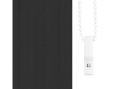 Tejido para estor enrollable opaco ancho 40,7 cm poliéster Negro