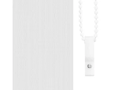 Tejido para estor enrollable opaco ancho 40,7 cm poliéster Blanco Hot