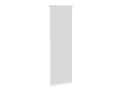 Tejido para estor enrollable opaco ancho 40,7 cm poliéster Blanco Hot