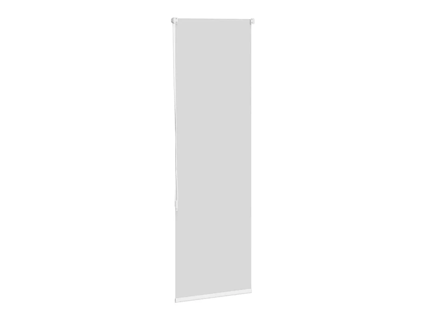 Tejido para estor enrollable opaco ancho 40,7 cm poliéster Blanco Hot