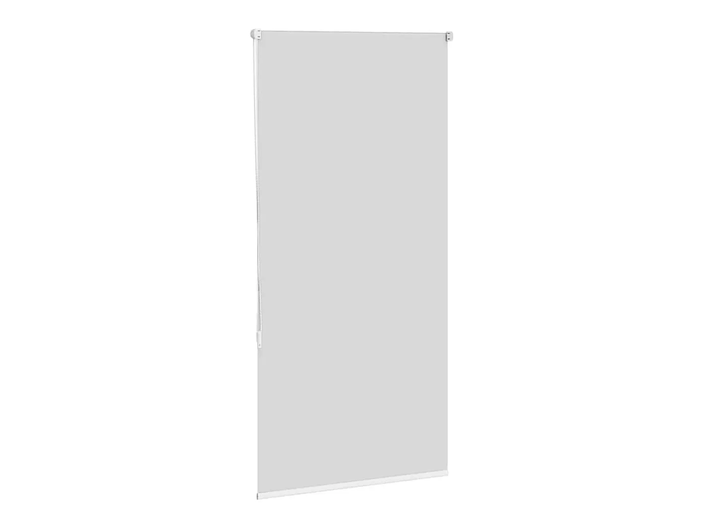 Tejido para estor enrollable opaco ancho 75,7 cm poliéster Blanco Clearance