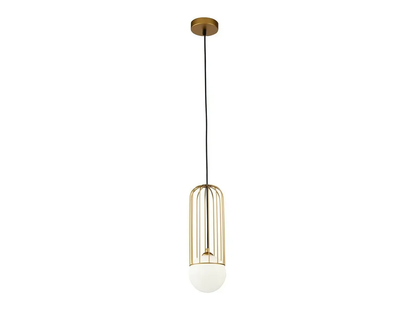 Hot Maytoni Telford Lámpara Colgante de Techo Cage Oro, 1 Luz, G9 Dorado