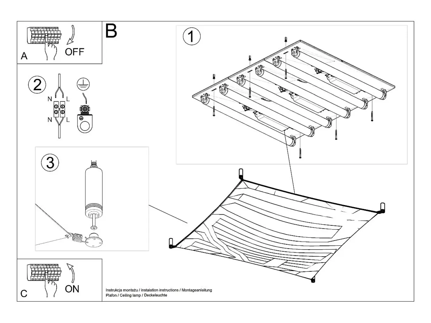 Outlet Sollux Lighting Tessuto Decorativo A Filo Bianco Chiaro G13 Tejido Rasante Decorativo Claro G13 Blanco