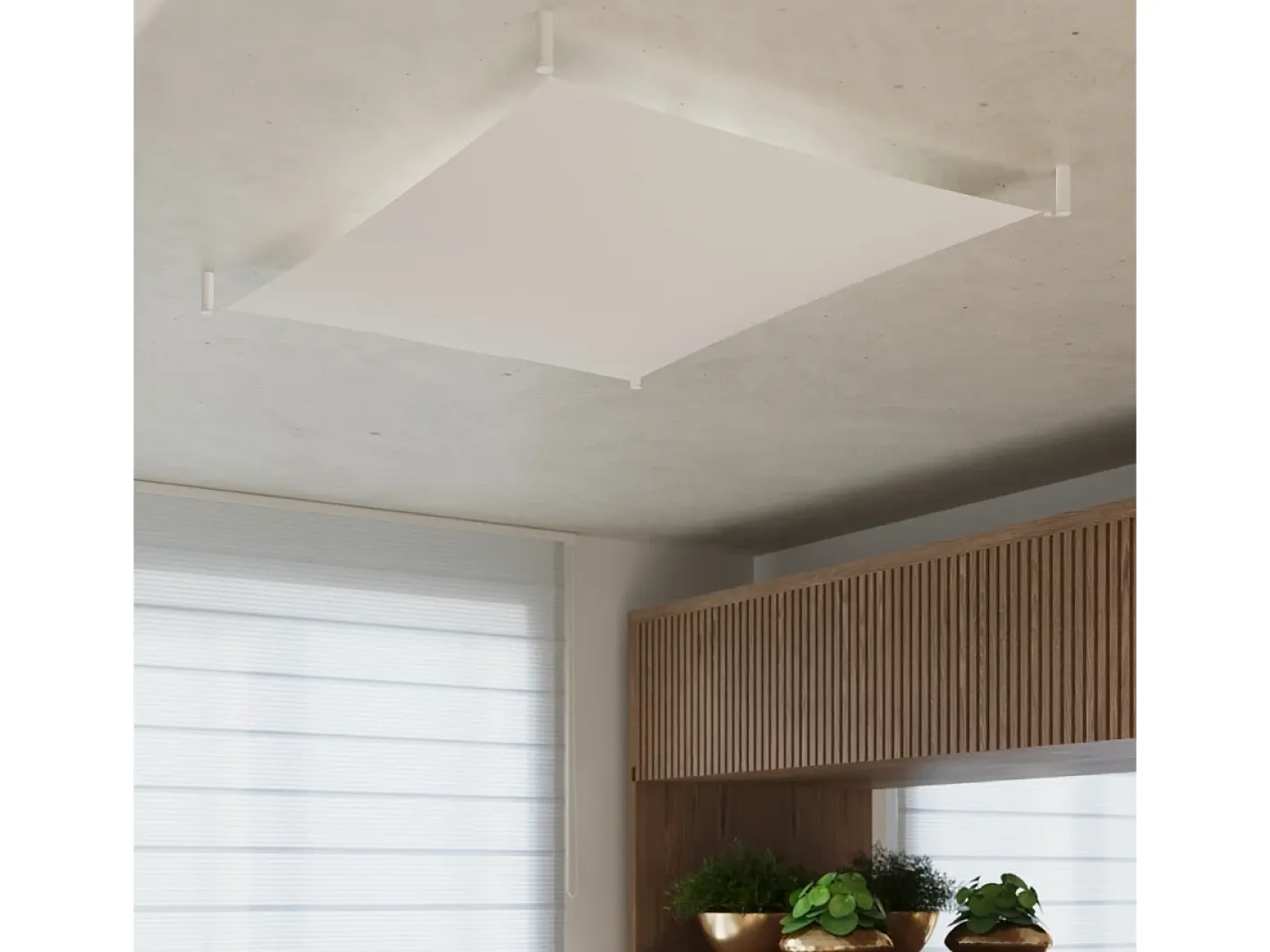 Sollux Lighting Plafón-Tessuto Decorativo A Filo Bianco Chiaro G13 Tejido Rasante Decorativo Claro G13 Blanco