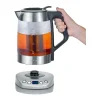 Severin Presentación Y Servicio-Tetera eléctrica WK 3479 de acero inoxidable cepillado con 5 programas de infusión preestablecidos y temperatura variable