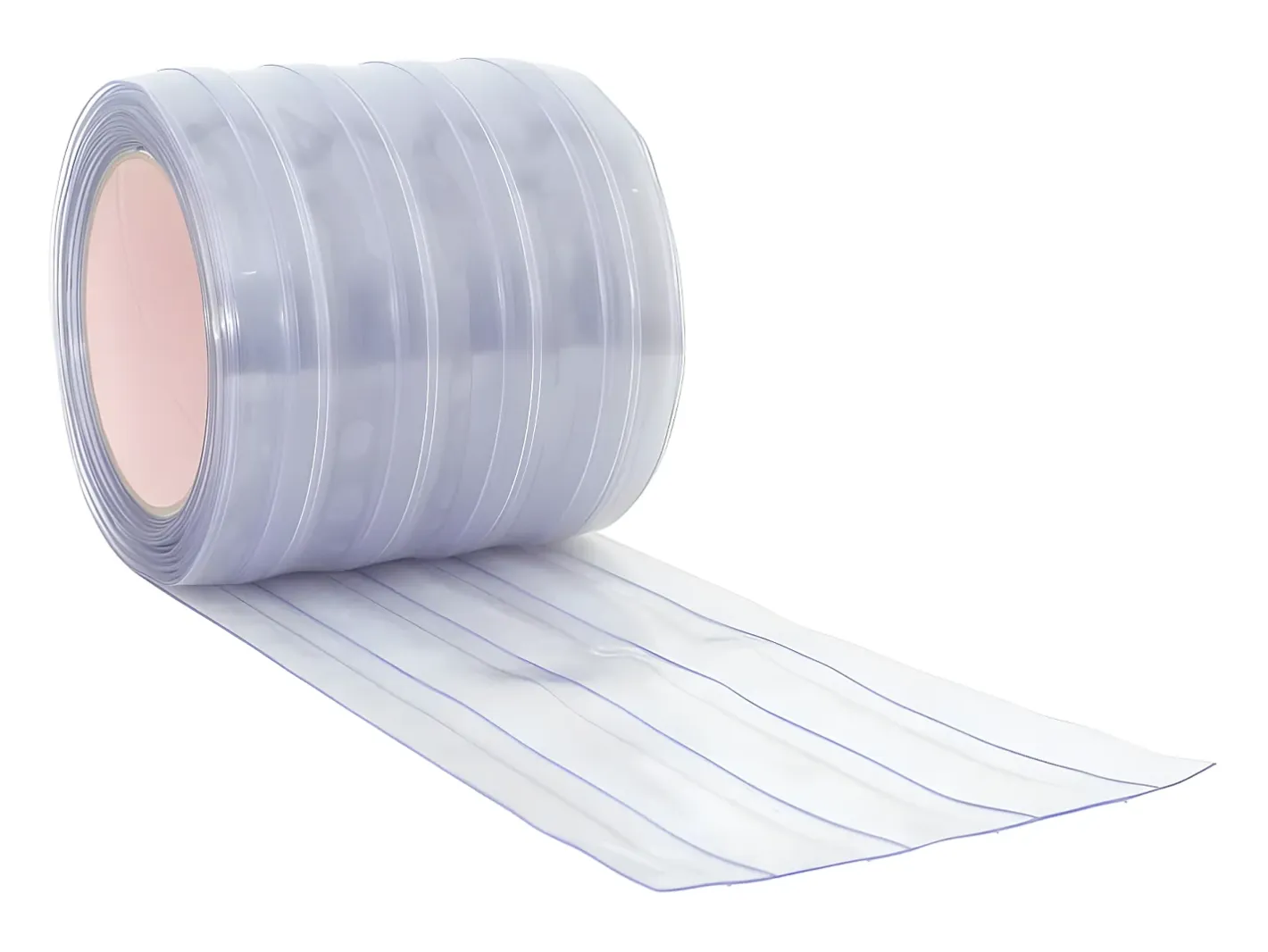 Ropa De Casa-Tira de cortina para puertas PVC 200x1,6 mm 25 m ES383117 Transparente