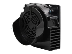 vidaxl Iluminación Exterior-Tira de luces con 110 LED y ventilador 1100 cm Negro