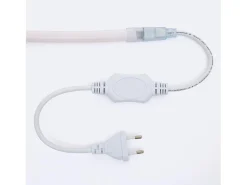 Clearance Ledkia Tira LED Neón Regulable 220V Circular SFLEX14 8W/m Corte 100cm IP65 a Medida Verde 50 m Blanco