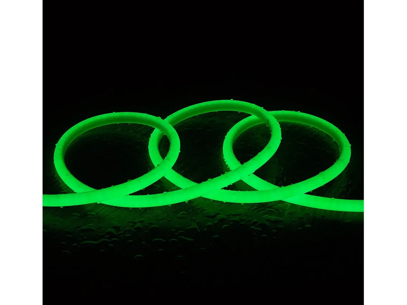 Clearance Ledkia Tira LED Neón Regulable 220V Circular SFLEX14 8W/m Corte 100cm IP65 a Medida Verde 50 m Blanco