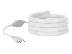 Best Ledkia Tira LED Neón Regulable 220V Azul Circular 360 9W/m Corte 100cm IP67 a Medida 2 m Blanco