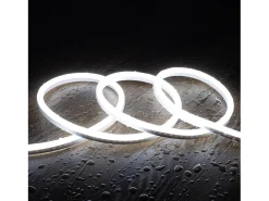 Ledkia Tira LED Neón Regulable 220V SFLEX8 8W/m Corte 100cm IP65 a Medida Blanco Frío 1 m Transparente Sale