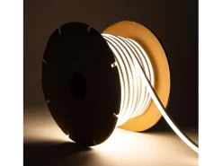 Clearance Ledkia Tira LED Neón Regulable 220V BOBINA 50m SFLEX8 8W/m Corte 100cm IP65 Neutro Blanco
