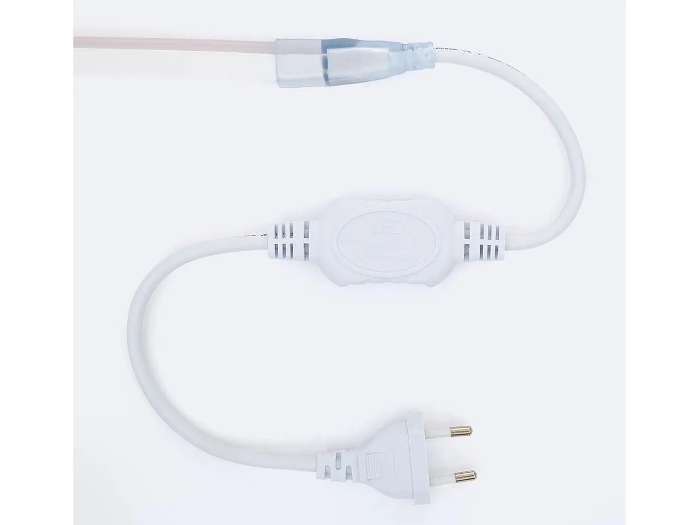 Ledkia Tira LED Neón Regulable 220V SFLEX8 8W/m Corte 100cm IP65 a Medida Blanco Frío 10 m Transparente Online