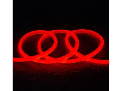 Hot Ledkia Tira LED Neón Regulable 220V Circular SFLEX14 8W/m Corte 100cm IP65 a Medida Rojo 3 m Blanco