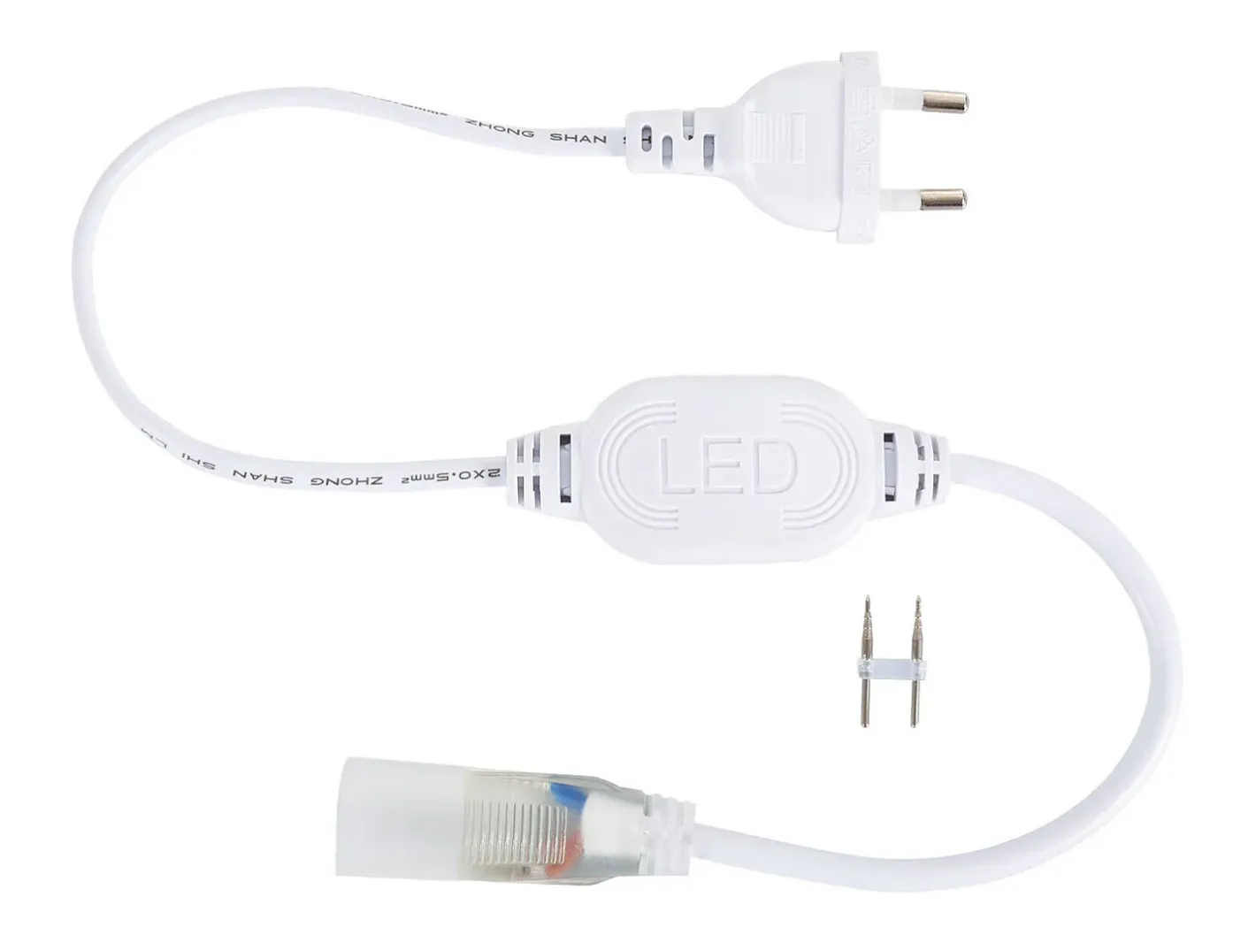 Ledkia Tira LED Neón Regulable 220V Verde Circular 360 9W/m Corte 100cm IP67 a Medida 1 m Blanco Online