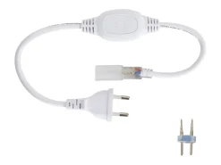 Outlet Ledkia Tira LED Neón Regulable 220V Rojo Circular 360 9W/m Corte 100cm IP67 a Medida 50 m Blanco