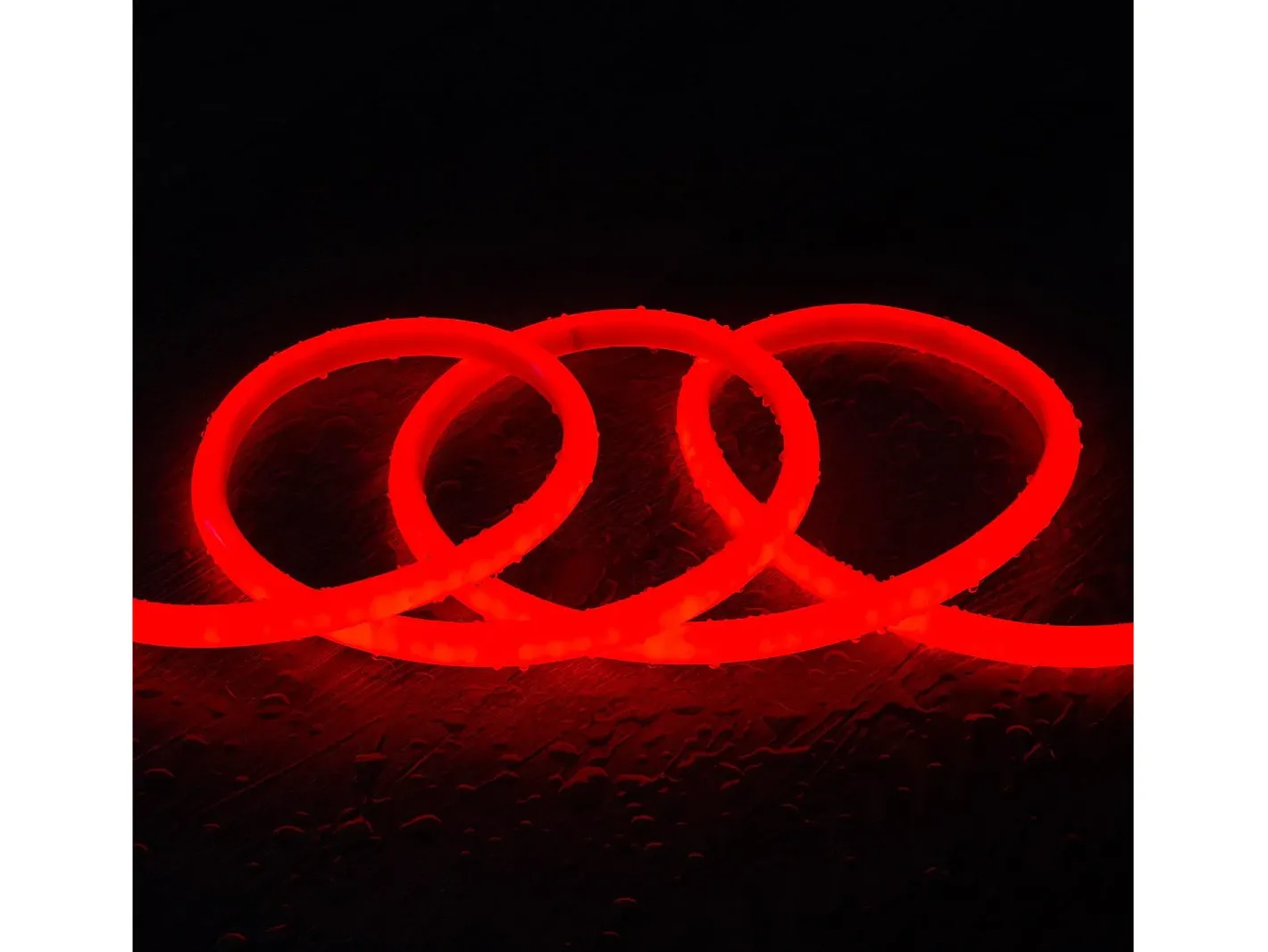 Best Ledkia Tira LED Neón Regulable 220V Circular SFLEX14 8W/m Corte 100cm IP65 a Medida Rojo 15 m Blanco
