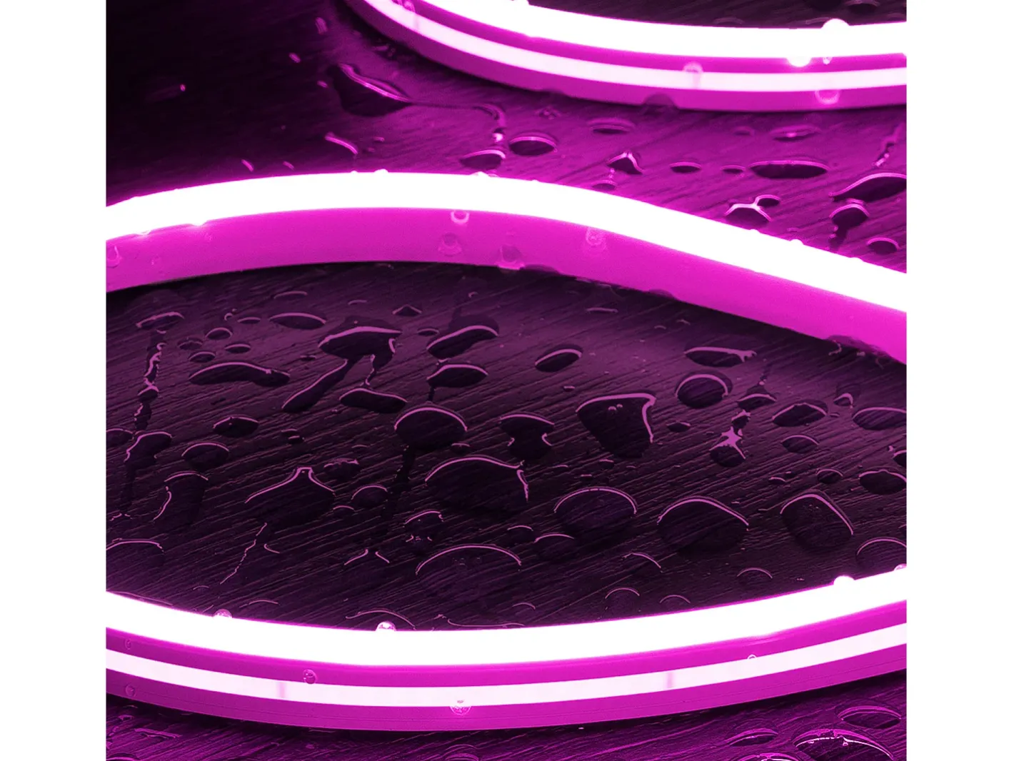 Clearance Ledkia Tira LED Neón 24V 8W/m FreeCut IP65 NFLEX6 a Medida Rosa 4 m Blanco