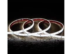 Sale Ledkia Tira LED Regulable 220V SMD Autorectificada 120 LED/m 14W/m 1680lm/m SILICONE FLEX Ancho 12mm Corte 10cm IP67 a Medida 6000K Frío 50 m Blanco
